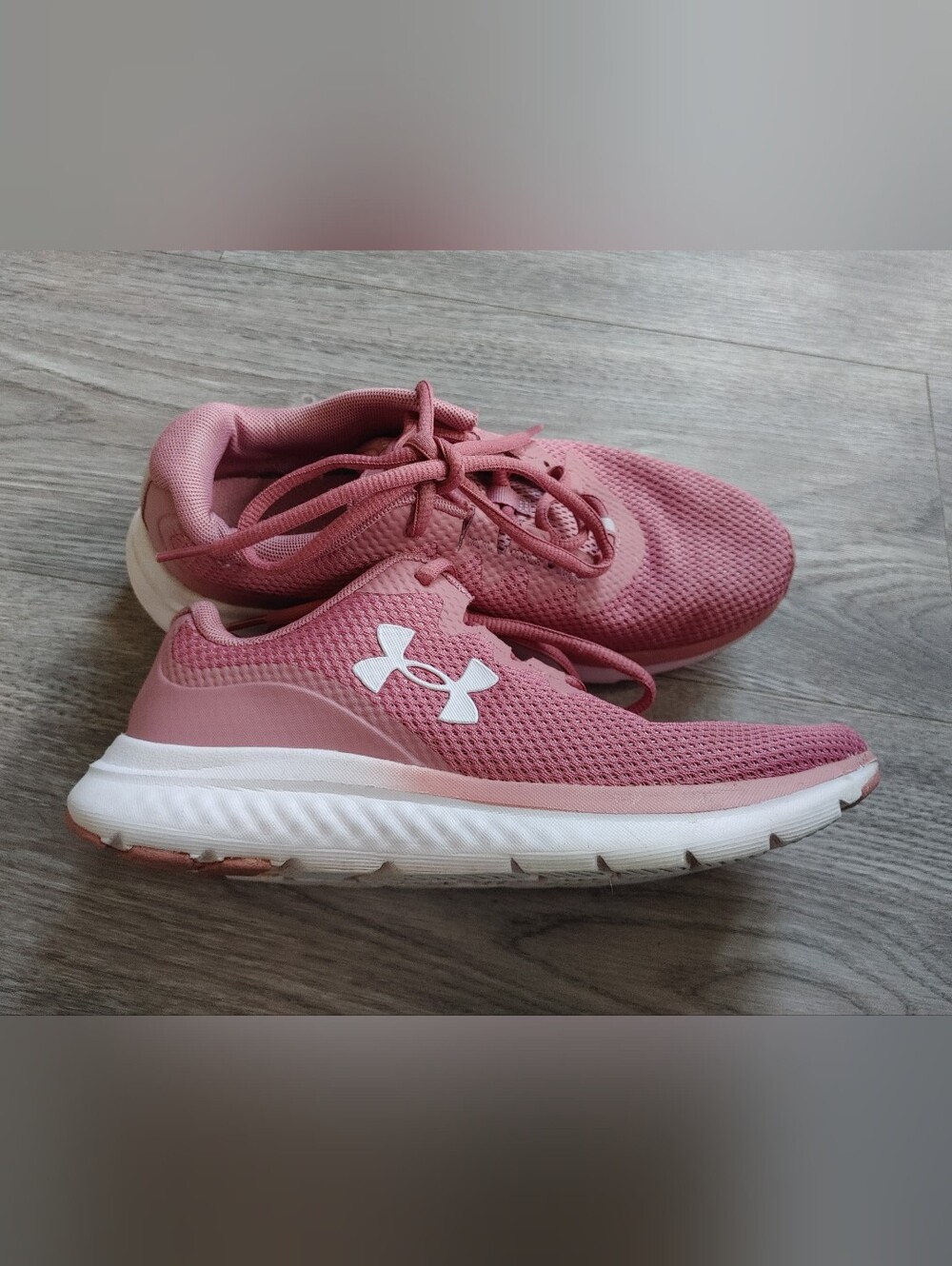Under Armour Women's Dusty Rose Mesh Charged Impulse Running Shoes